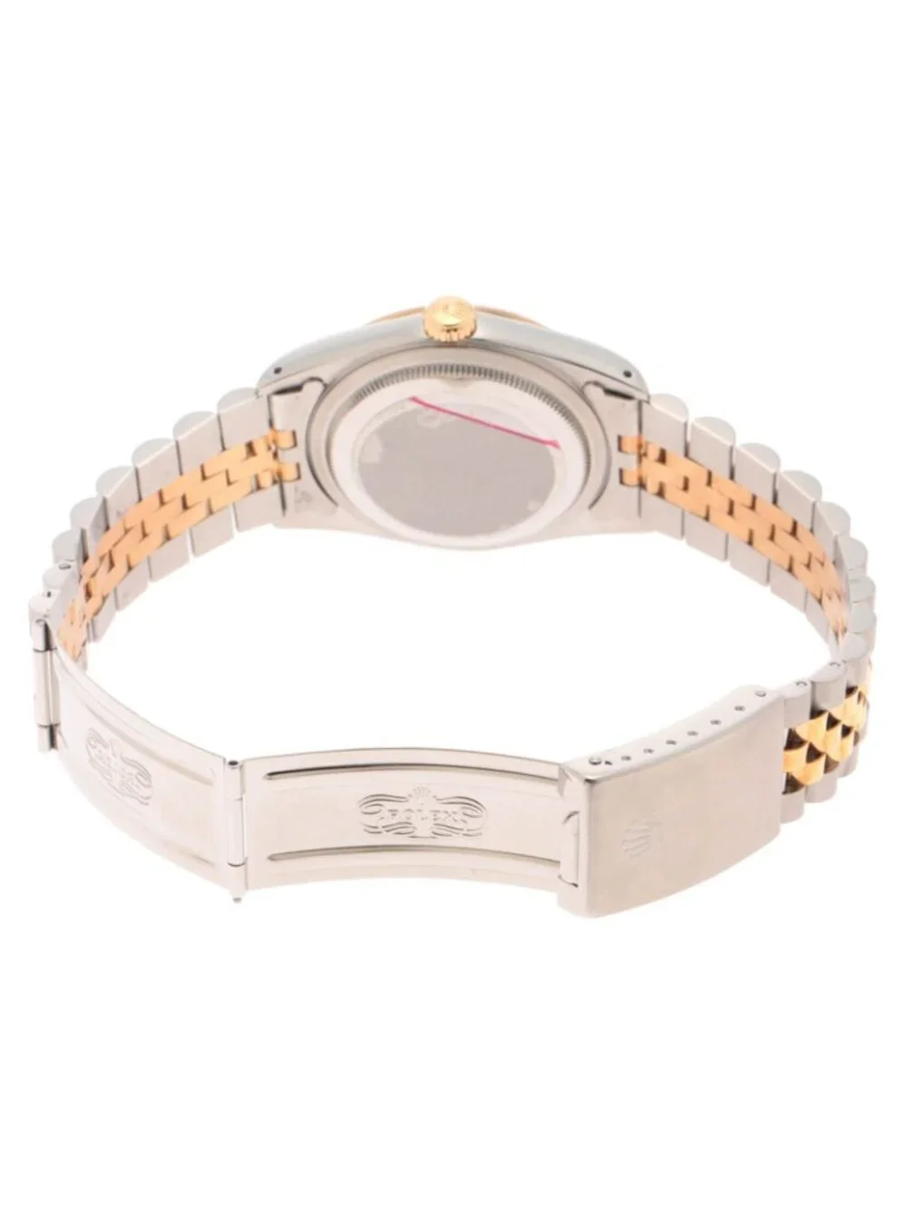 Rolex Datejust Watch 18k Yellow Gold 18k Silver Vintage Numbe Automatic